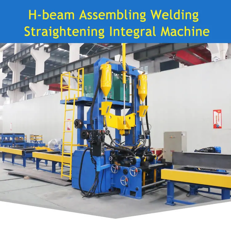 Factory Sale Assembly Welding Straightening Combined H Beam Welding Machine